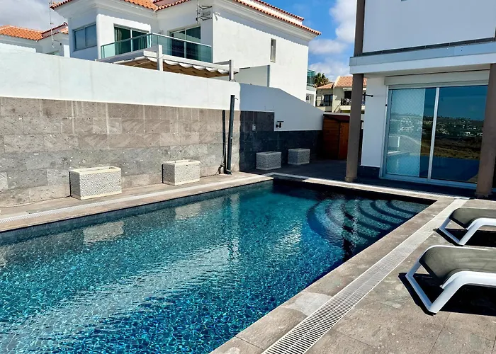 Con Vista Al Mar Y Piscina Privada Villa Costa Adeje (Tenerife)